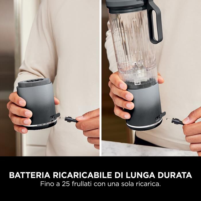 NINJA - FRULLATORE PORTATILE BLAST MAX-Grigio