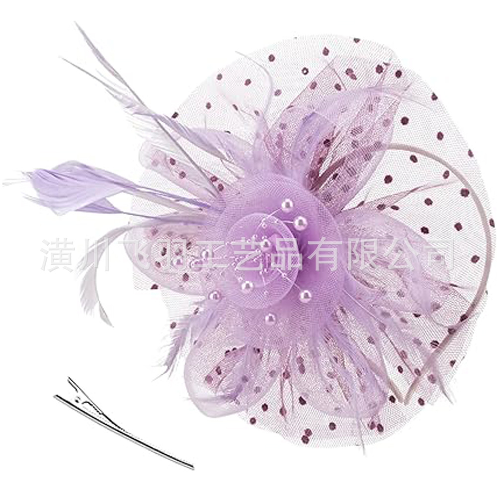 Feather hairband headdress