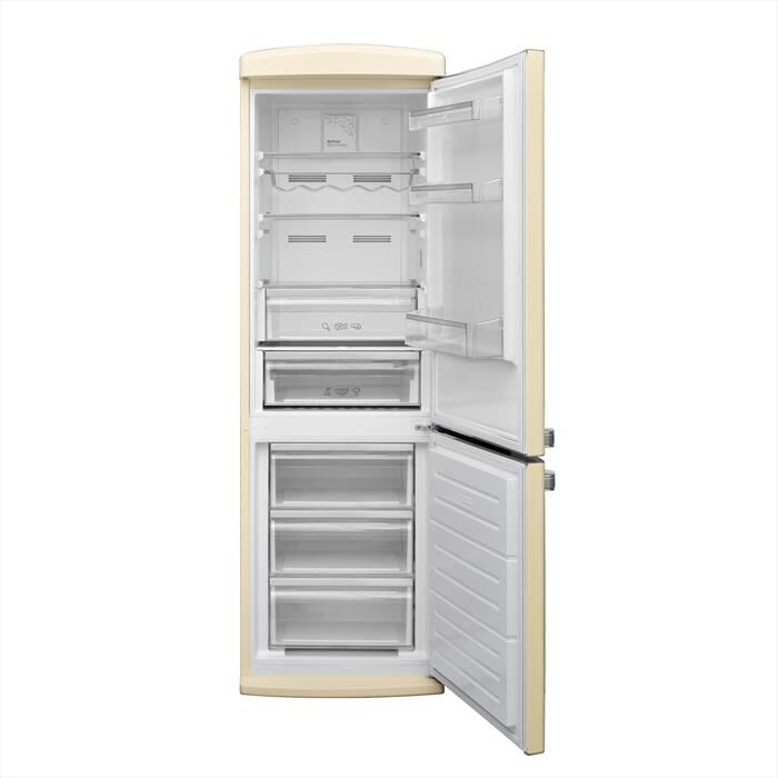 TECHLIFE - Frigorifero combinato TFCB373V Classe E 331lt-Beige