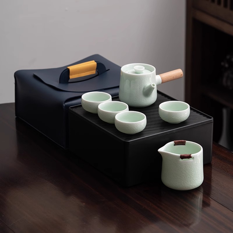 Students' birthday gifts, party souvenirs, high value, practical sense, hand-held gifts, Ge Yao side pot tea set.