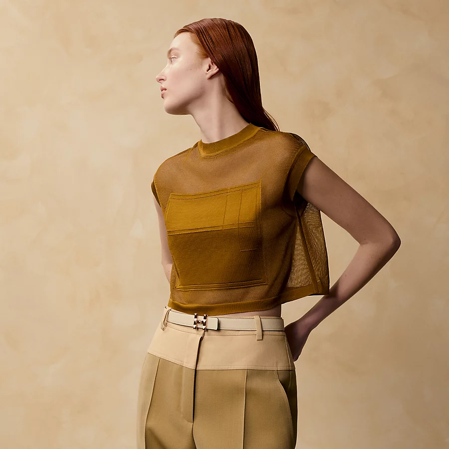 H Infini belt buckle & Reversible leather strap 24 mm