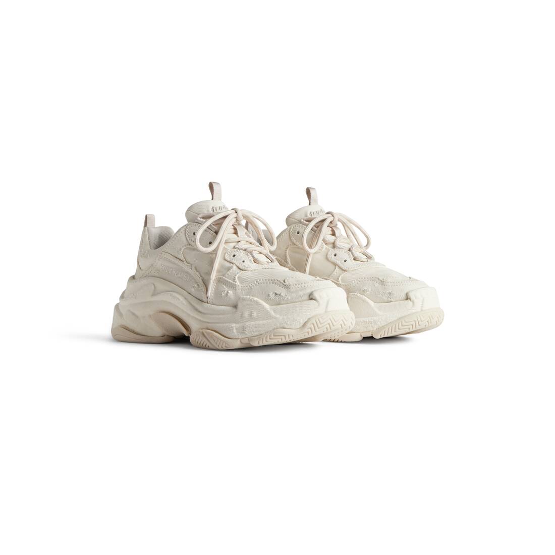 Womens Triple S Sneaker in Beige