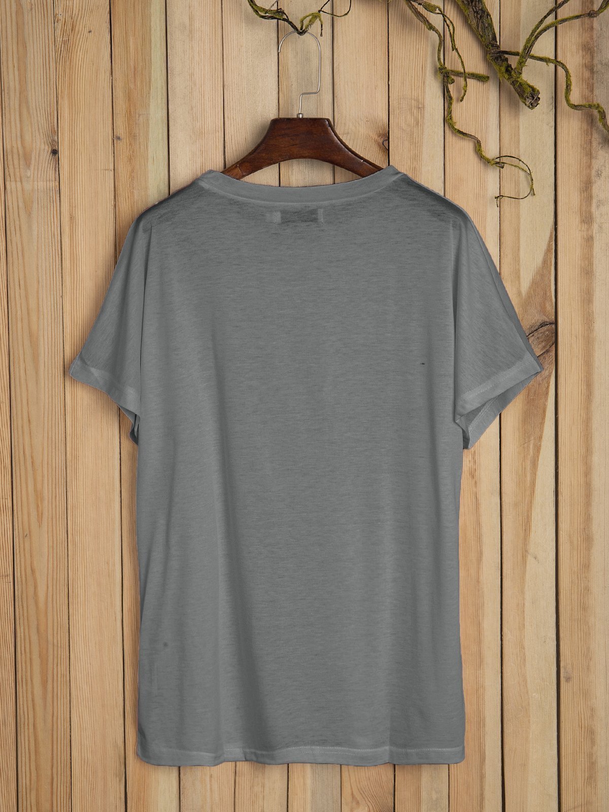 Casual Solid Shirts & Tops