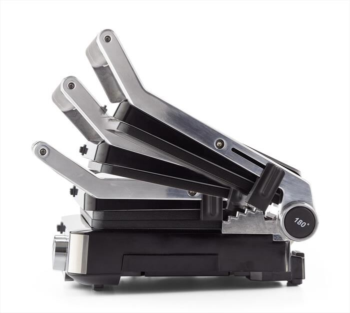 ARIETE - Griglia elettrica GRILL & TASTE 1918-nero, acciaio inossidabile