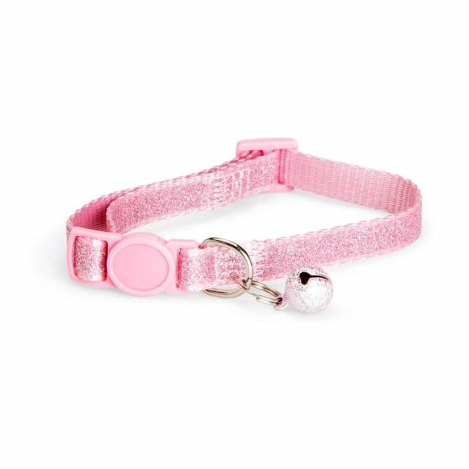 Basic Cat Sparkly Kattehalsbånd Rosa