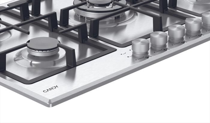 CANDY - Piano cottura a gas CHG93WX/1 86 cm-Stainless steel