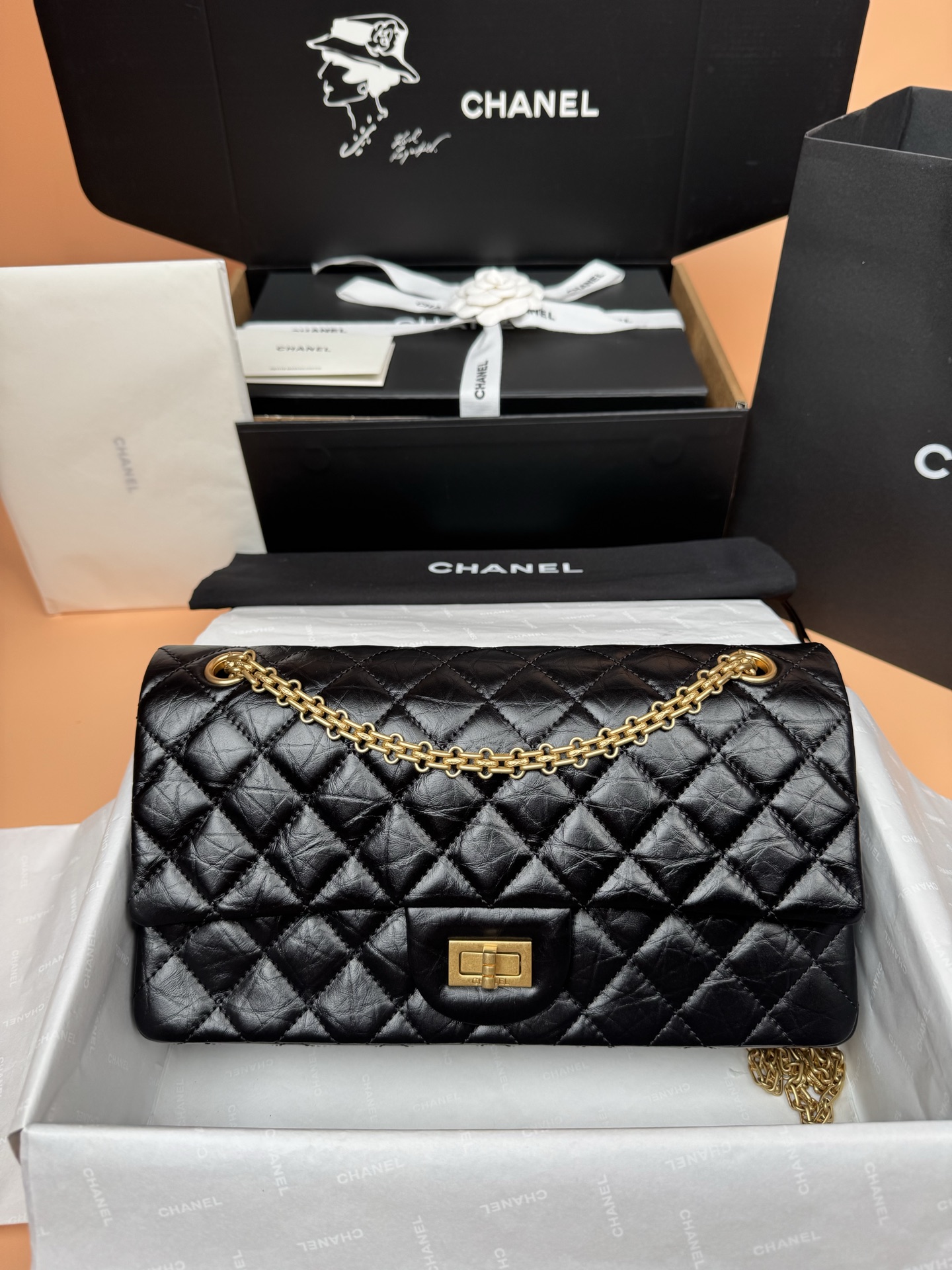 2.55 Reissue Handbag - Mocuir