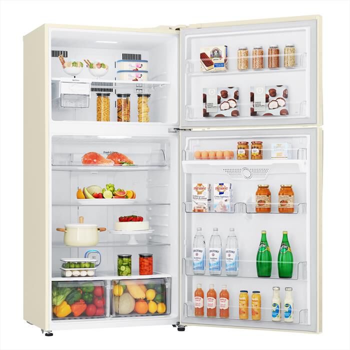 LG - Frigorifero 2 porte GTF916SEPED Classe E 592L-Beige