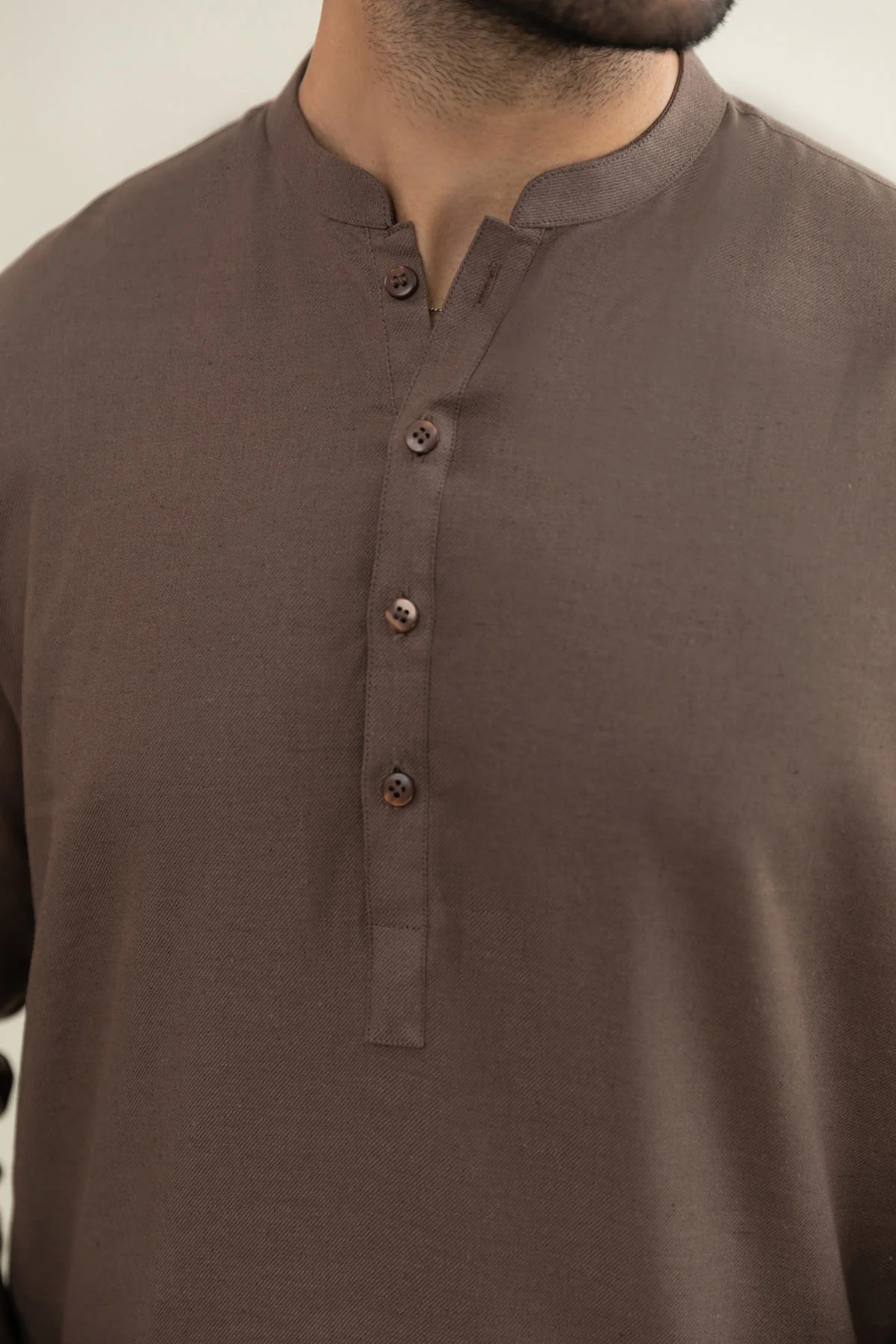 Men's Band Collar Suit - SMS810225