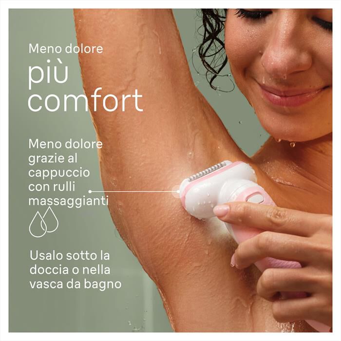 BRAUN - Epilatore SILK-ÉPIL 9 9-000-BIANCO/ROSA