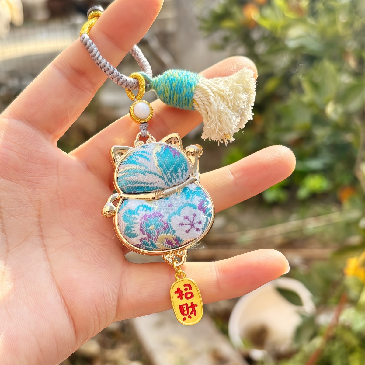 Chinese style embroidery gourd pendant decoration
