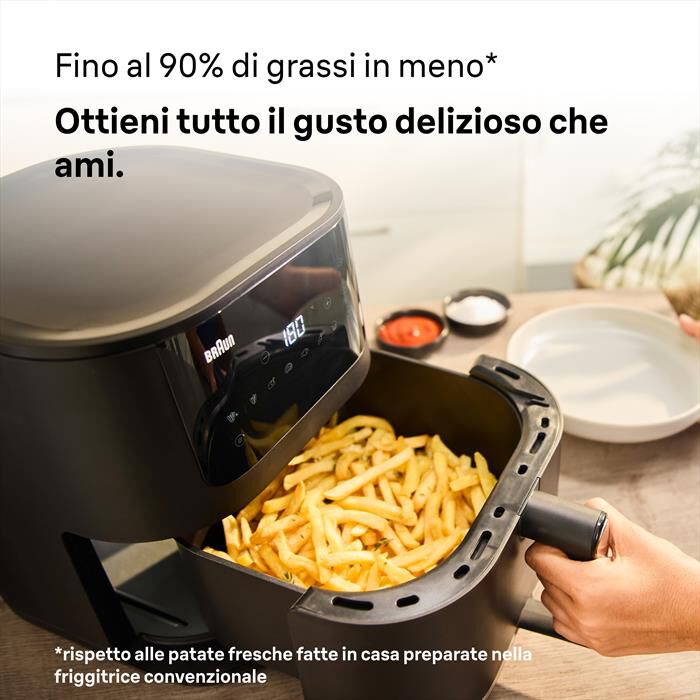 BRAUN - Friggitrice ad aria MULTIFRY5 HF5030-NERO