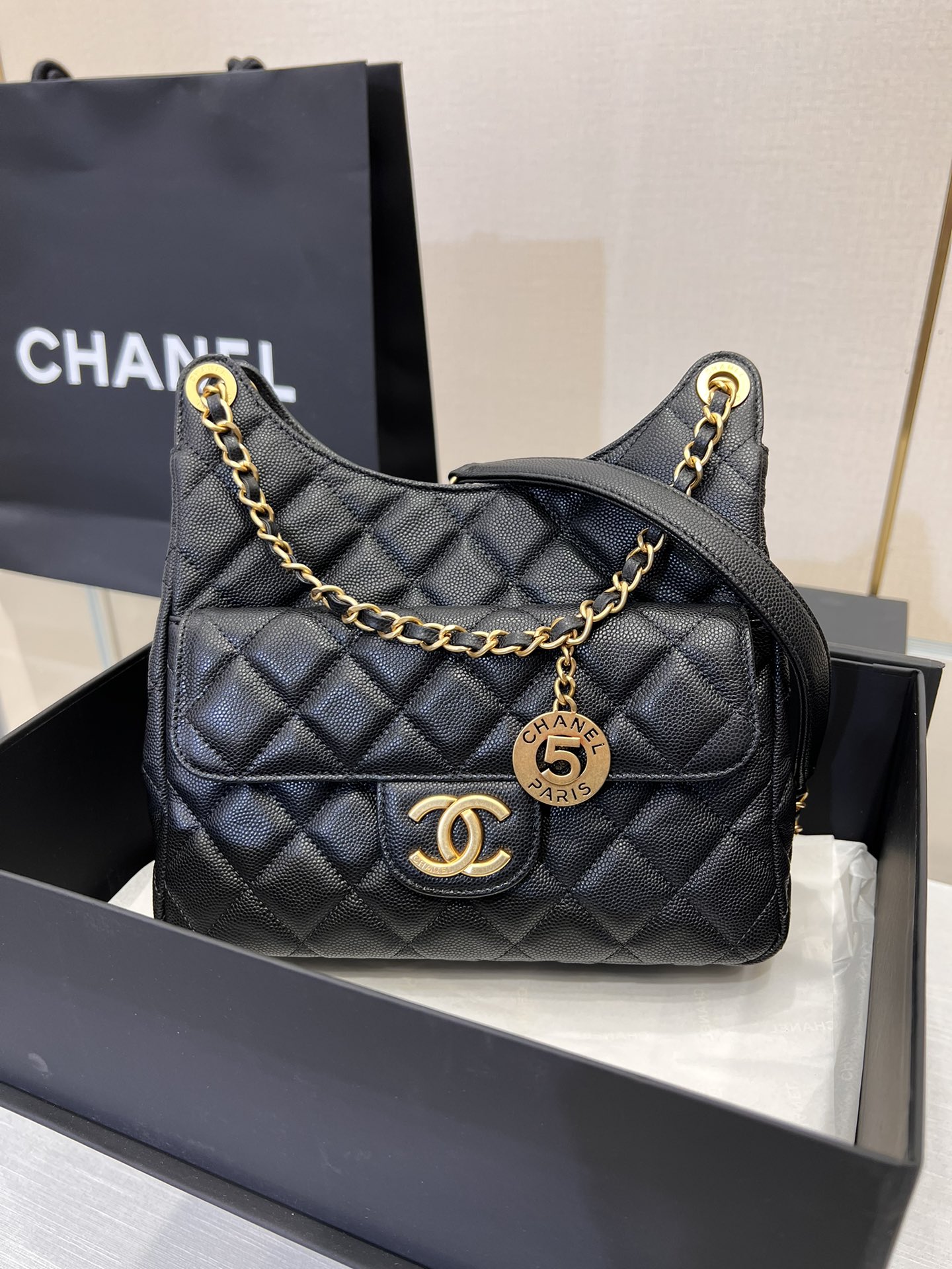 Small Hobo Shoulder Bag - Mocuir