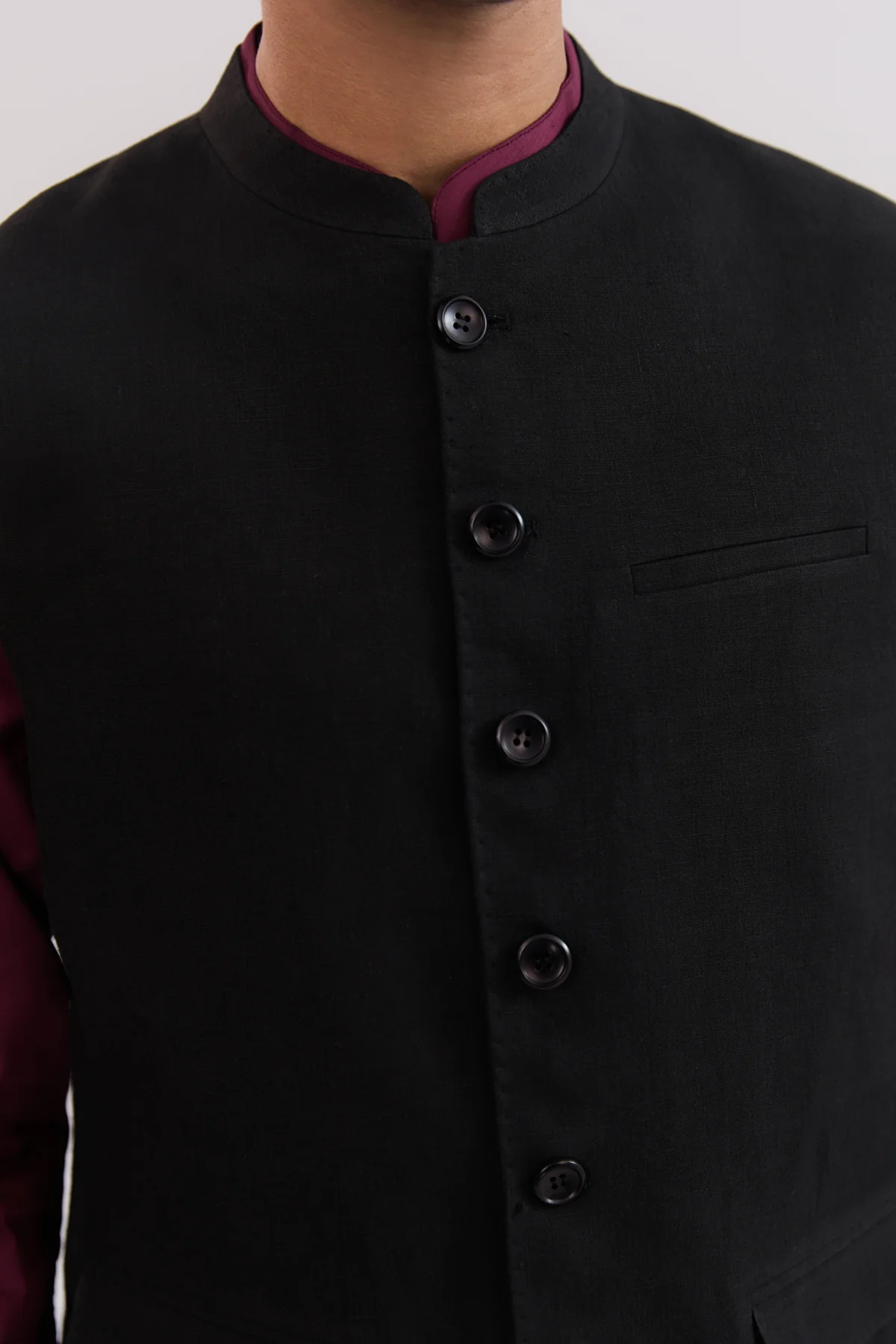 Premium Linen Waistcoat - SMWC806A225