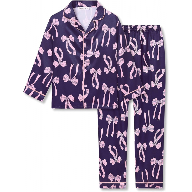 Silky Satin Pajama Long Sleeves Set