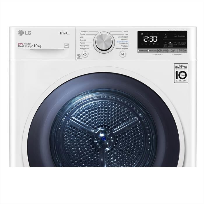 LG - Asciugatrice RH10V9AV4W 10Kg Classe C-Bianco