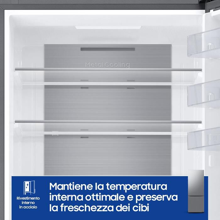 SAMSUNG - Frigorifero combinato RB53DG703DS9EF ClasseD 538lt-METAL INOX