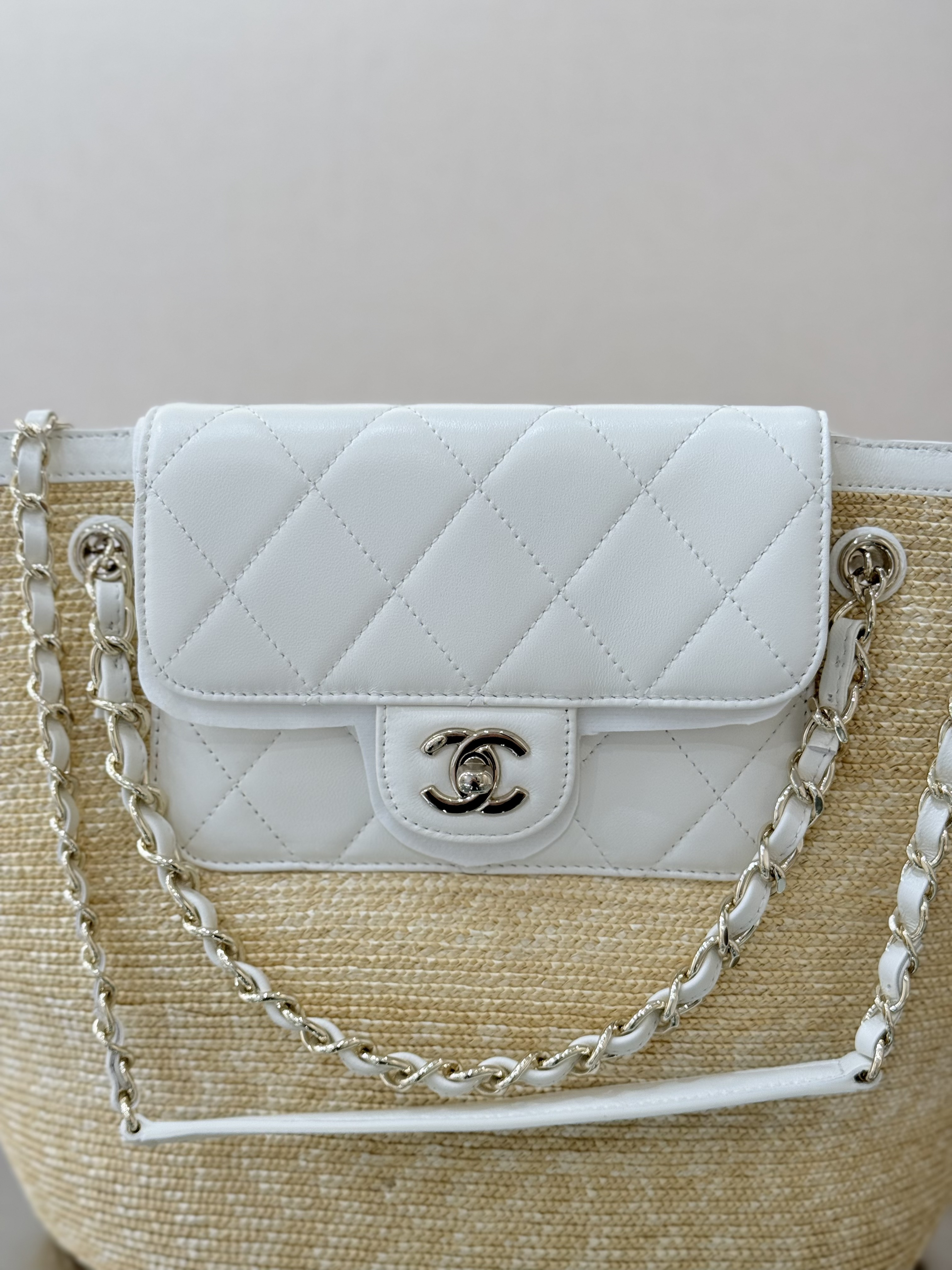 25C Straw Shopping Tote Bag - Mocuir