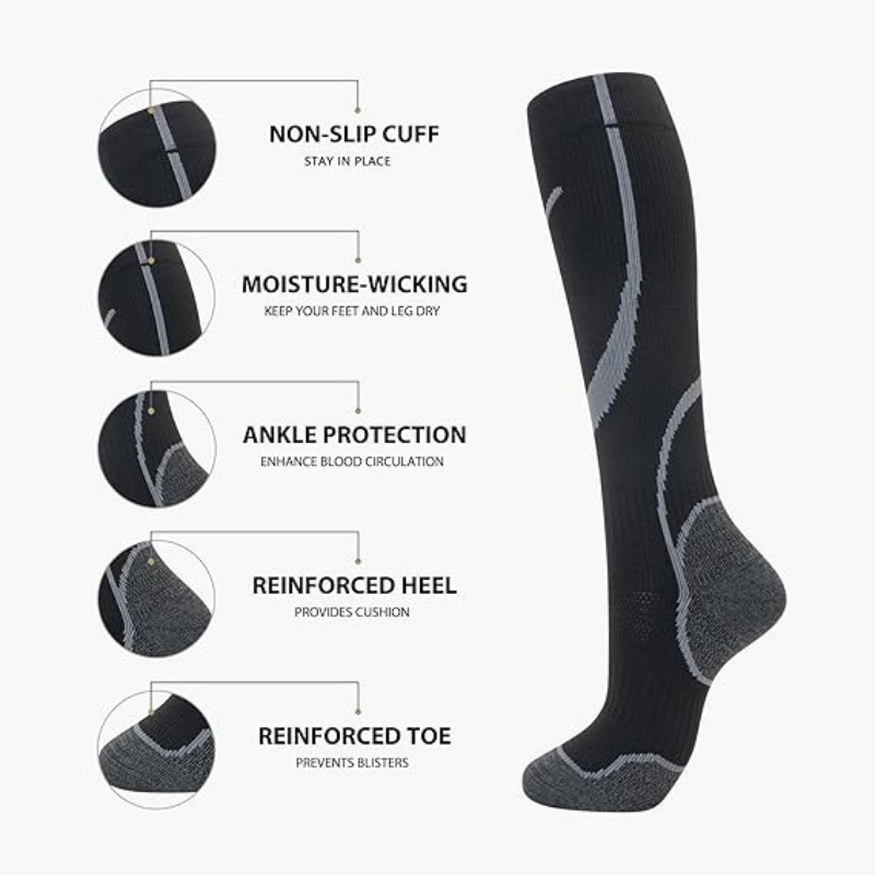 LUNULA Compression Socks for Women Men