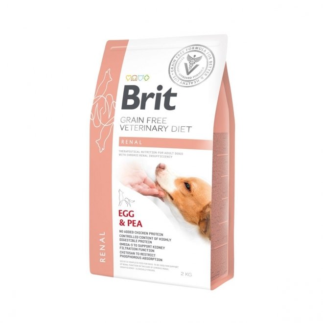 Brit Veterinary Diet Dog Renal Grain Free Egg & Pea