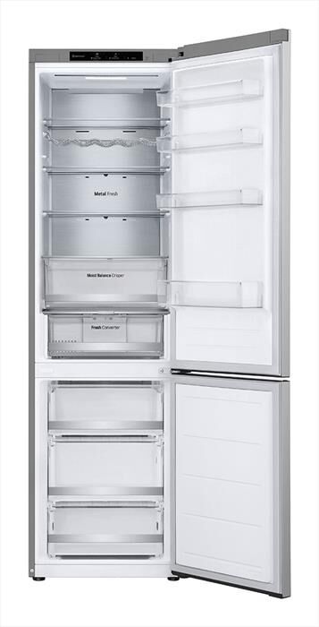 LG - Frigorifero combinato GBV5240APY Classe A 387lt-Acciaio inox