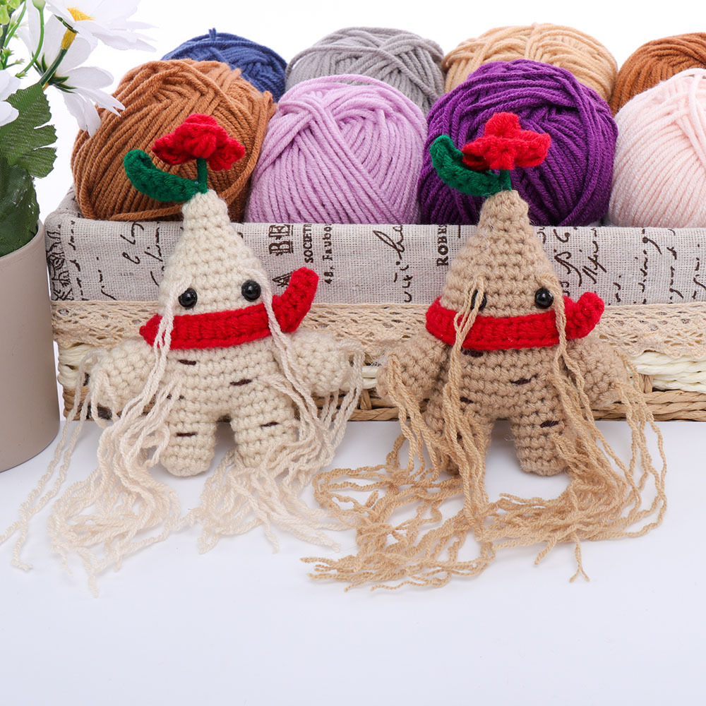 Creative doll hand-woven wool pendant