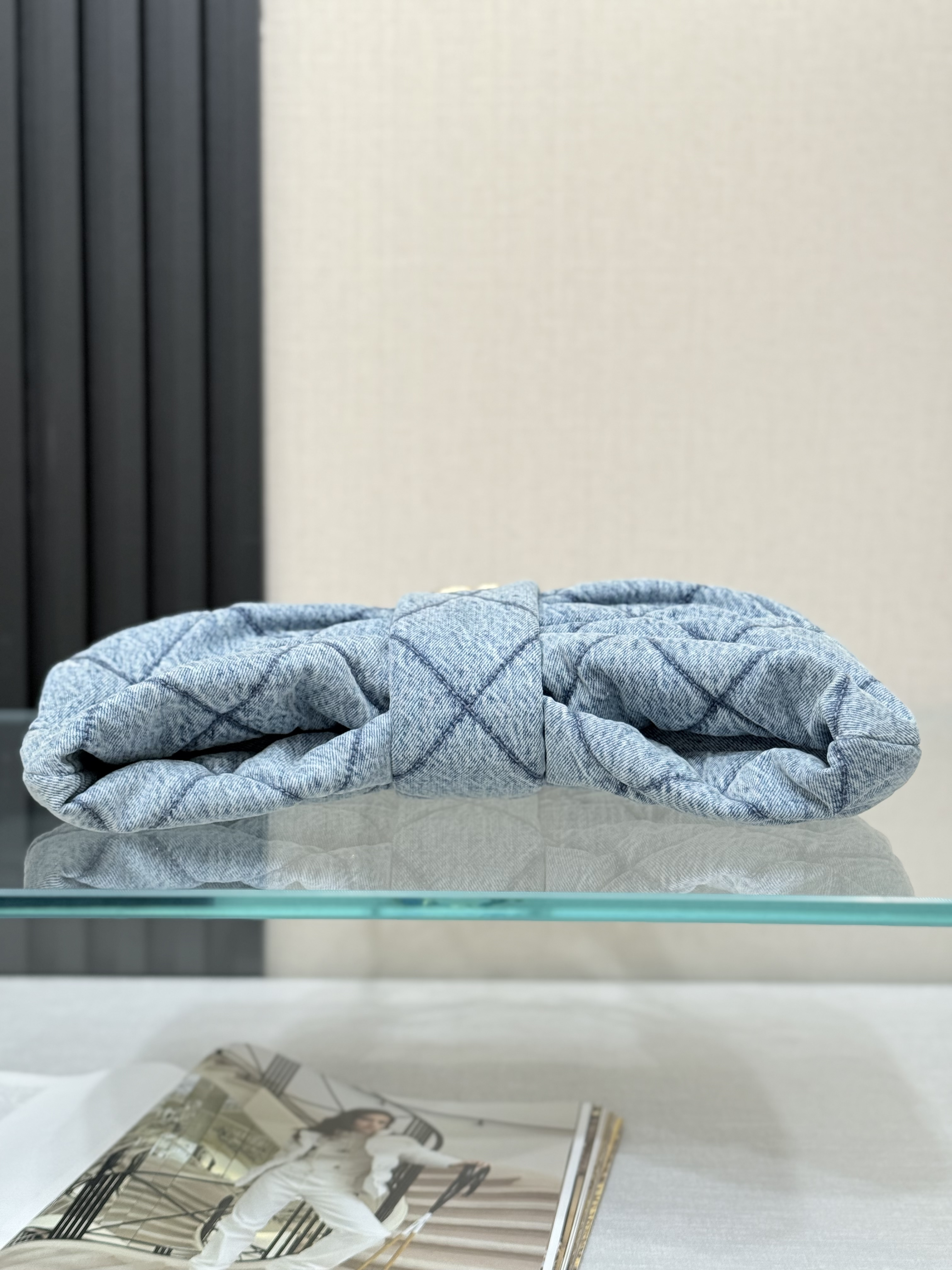 25K Bow Handle Bag（Denim） - Mocuir