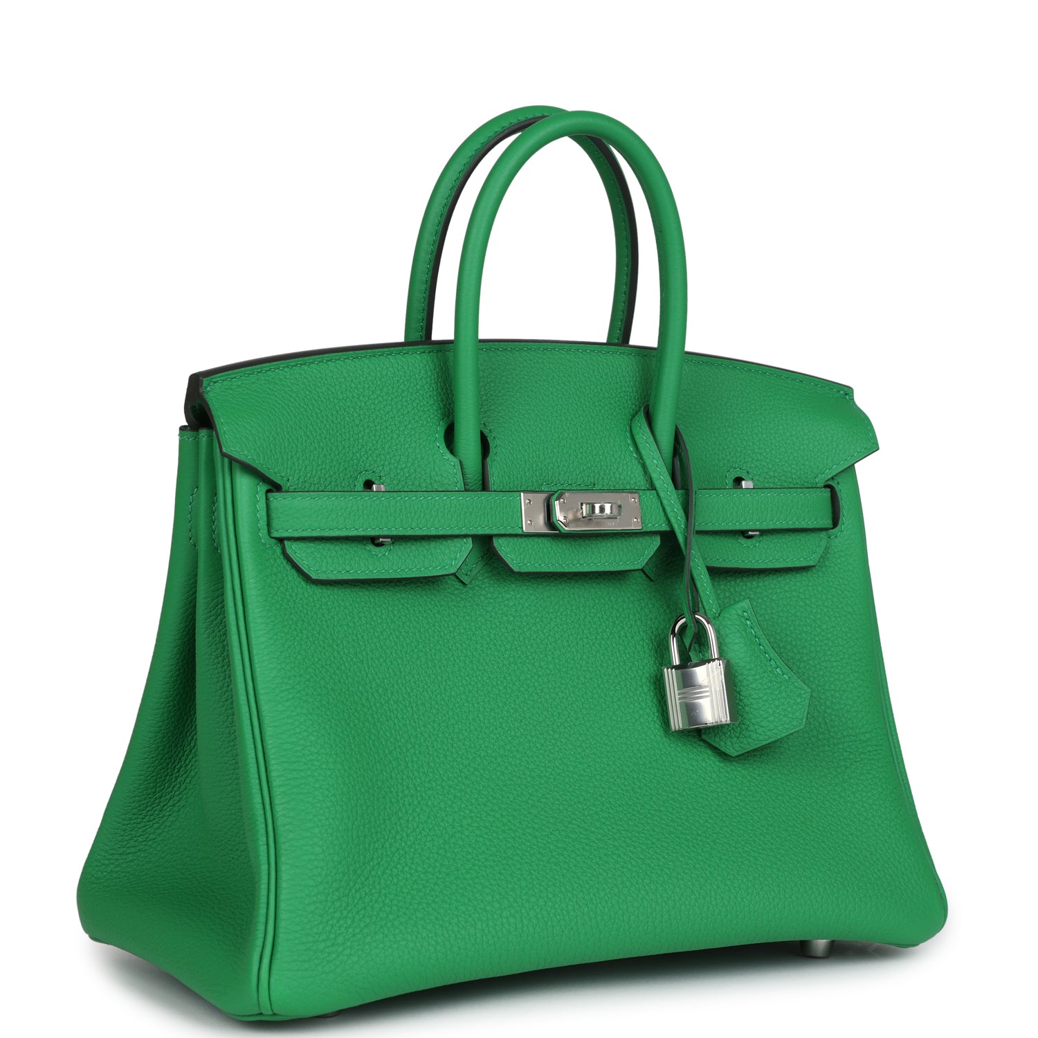 Birkin 25 Bambou Togo Palladium Hardware