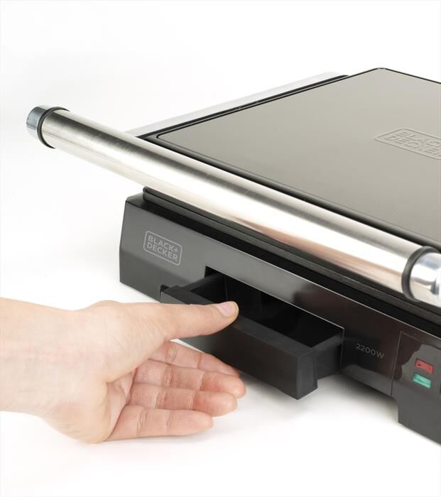 BLACK & DECKER - Bistecchiera 2200W BXGR2200E-Nero