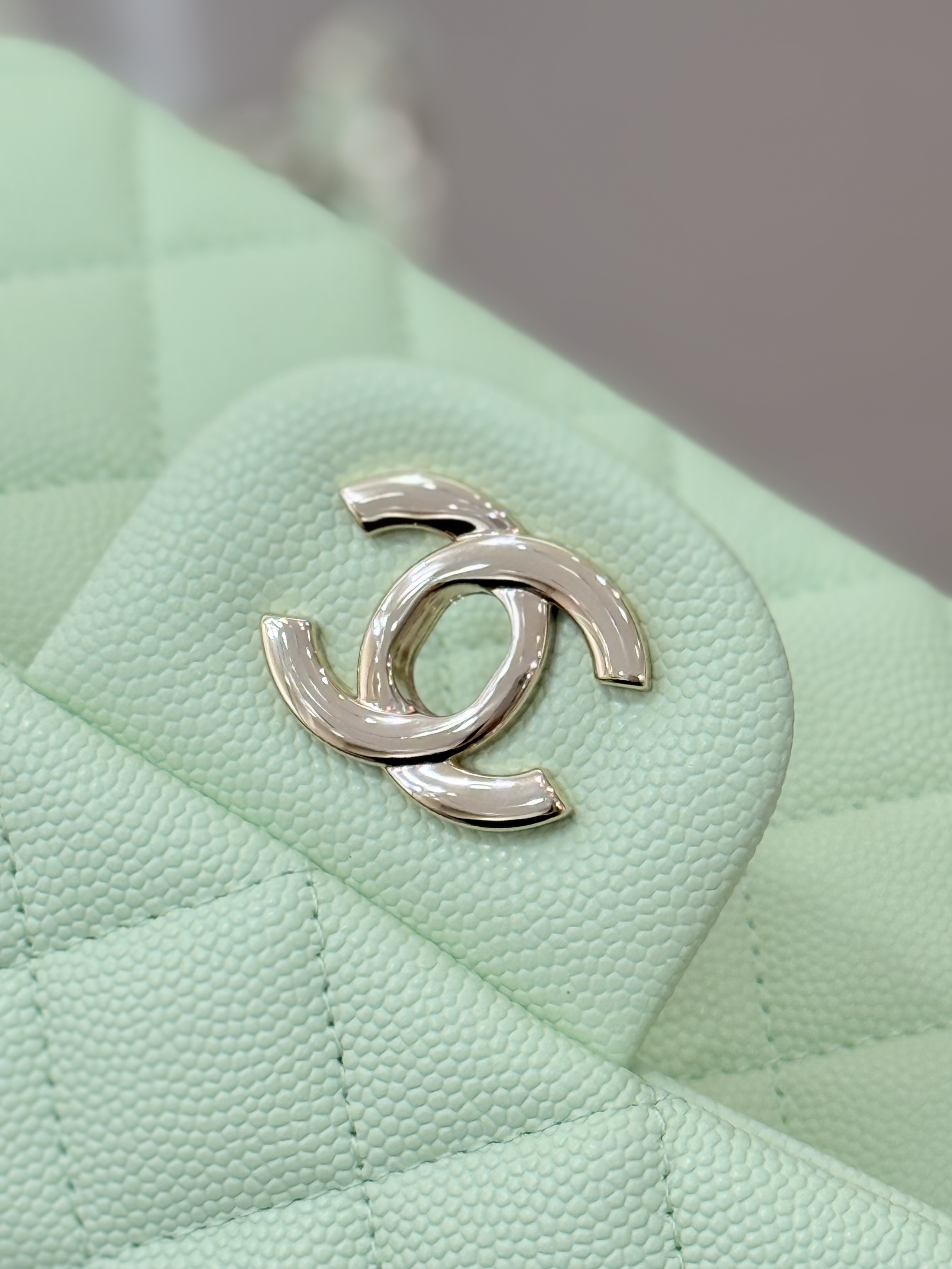 Mini Classic Flap Handbag（Mint Green） - Mocuir