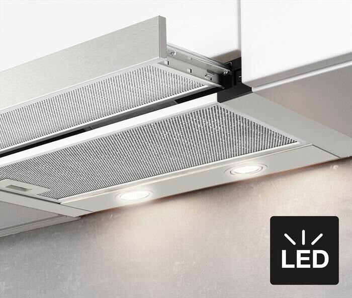 GLEM GAS - Cappa integrata a parete GHC640IX-INOX