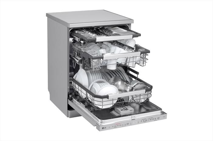 LG - Lavastoviglie DF587HVS Classe A 14 coperti-Argento
