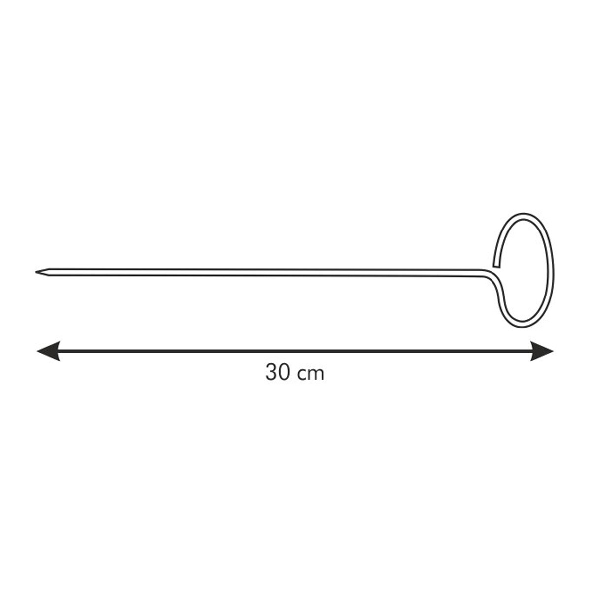 Jehla na špíz PRESTO 30 cm, 6 ks