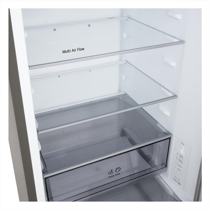 LG - Frigorifero combinato GBBSJ10DPY Classe D 333lt-Argento