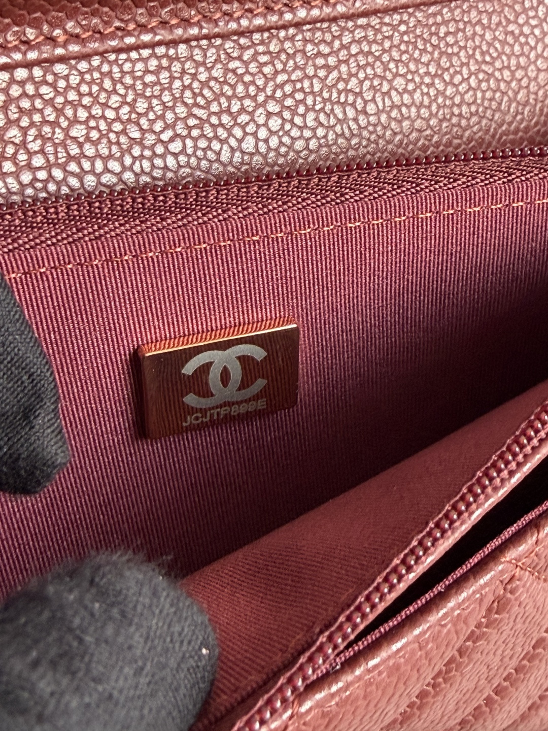 25C/26C Wallet On Chain（Burgundy） - Mocuir