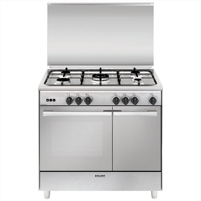 GLEM GAS - Cucina a gas UR965VI Classe A-Inox