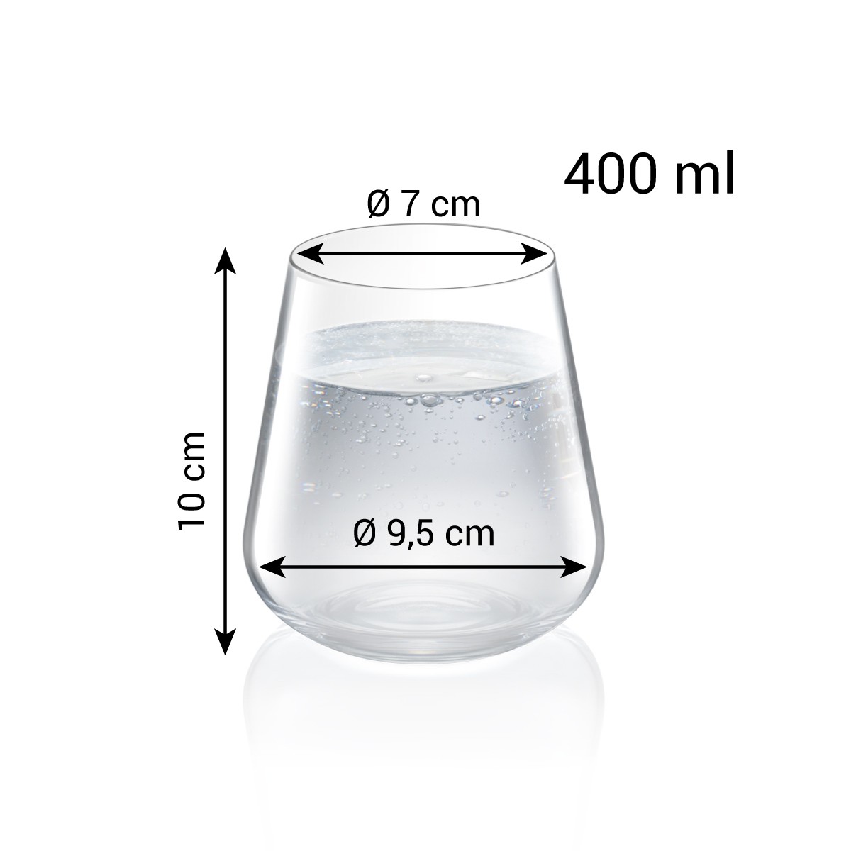 Sklenice GIORGIO 400 ml, 6 ks
