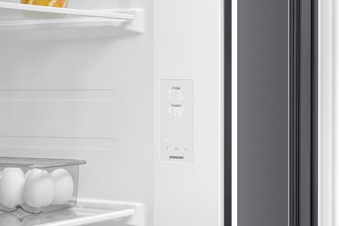 SAMSUNG - Frigorifero side by side RS70F65QDTEF Classe D-Metal Inox