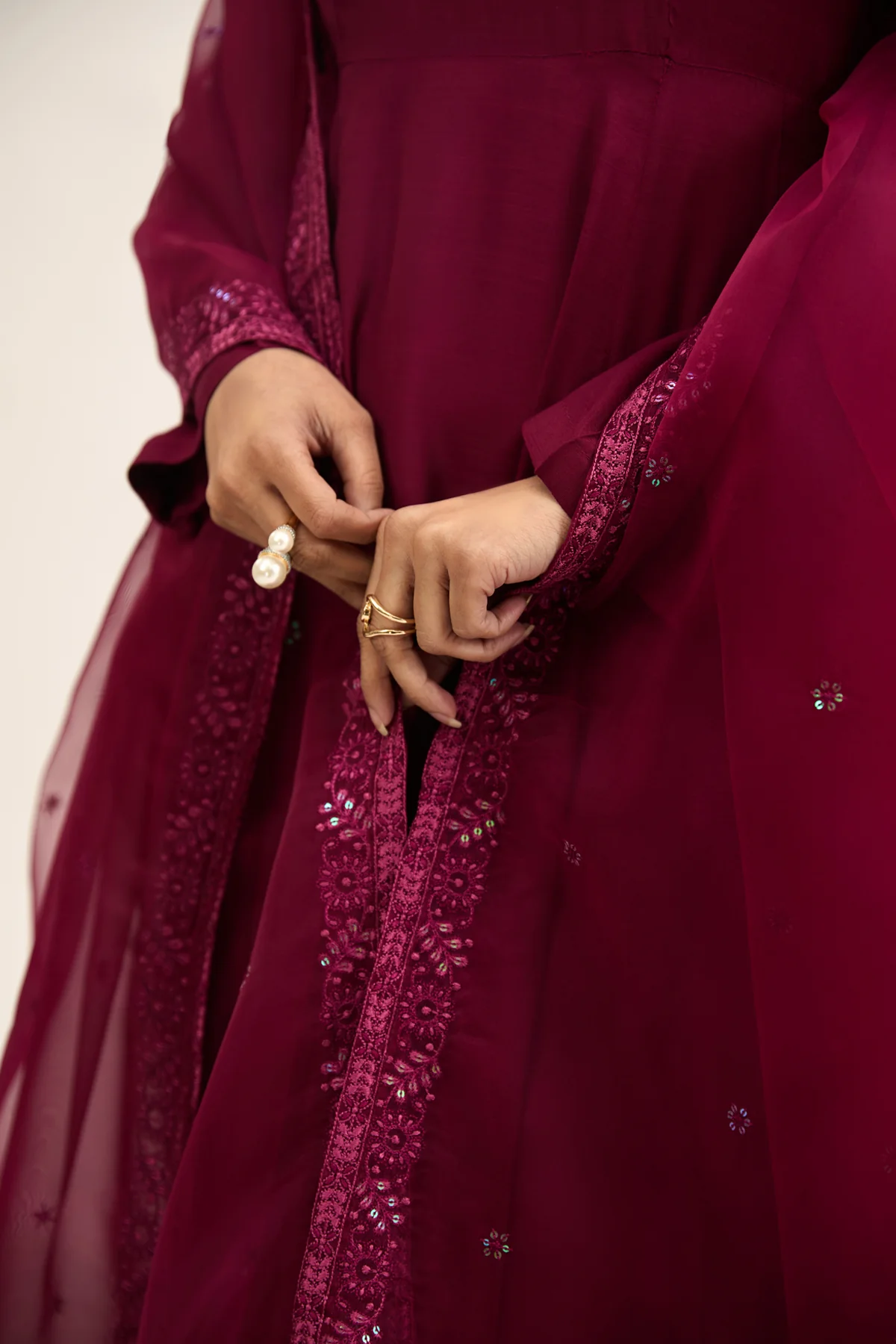 RAW SILK | EMBROIDERED