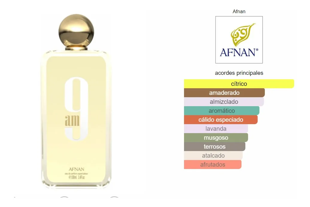 Afnan 9am Para Dama Eau De Parfum 100ml Spray