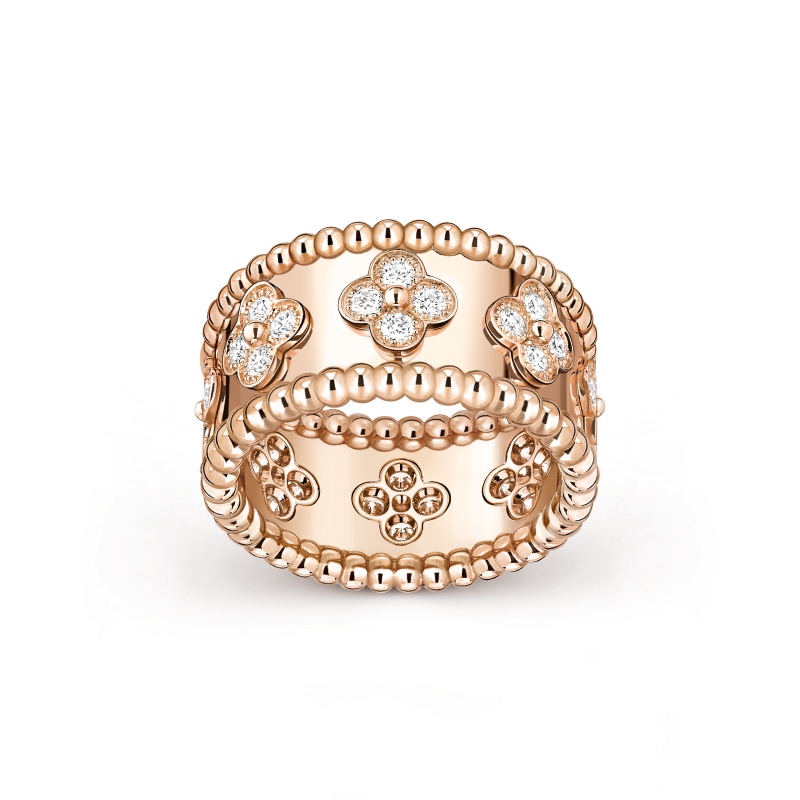Perlee clovers ring, medium model