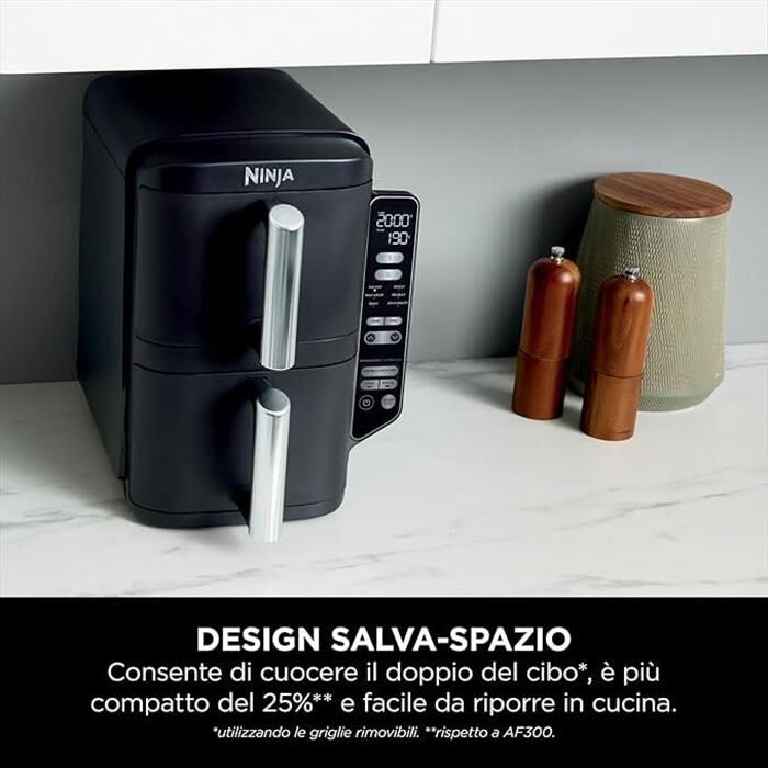 NINJA - FRIGGITRICE AD ARIA 7,6 LT SL300EU-Nero