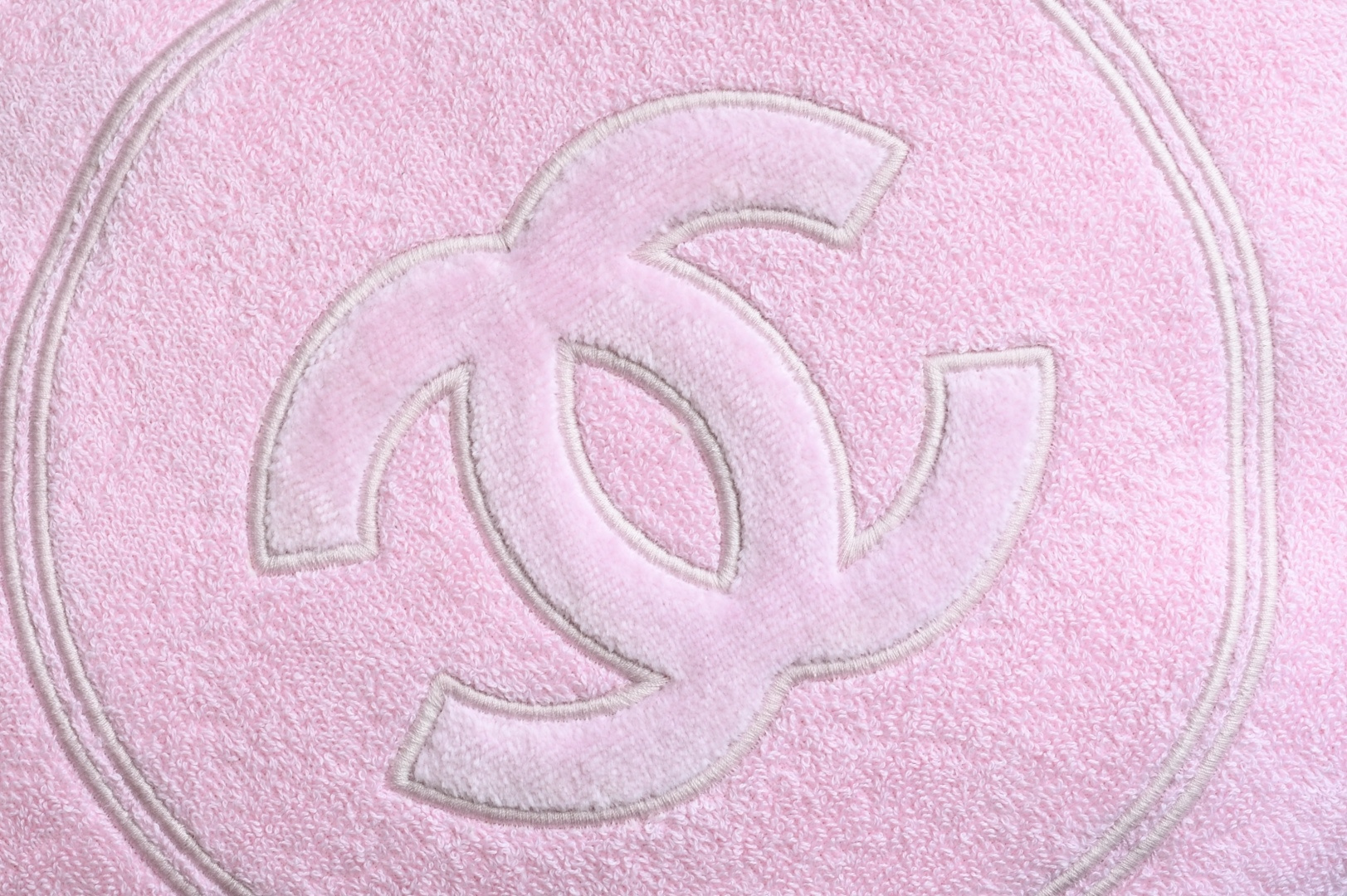 Coco Beach Hobo Tote Bag with Pouch in Pink Terry Cotton (Model A82901) - Mocuir