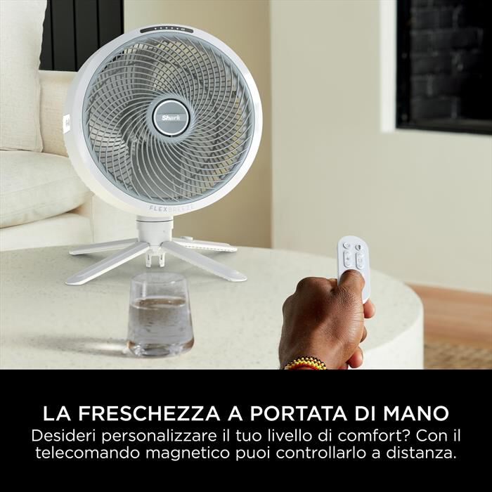 SHARK - Ventilatore a piantana FLEXBREEZE FA220EU-Bianco