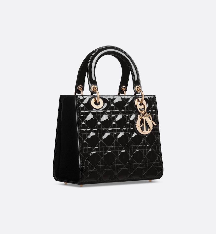 Medium Lady Bag HandBags- patent leather