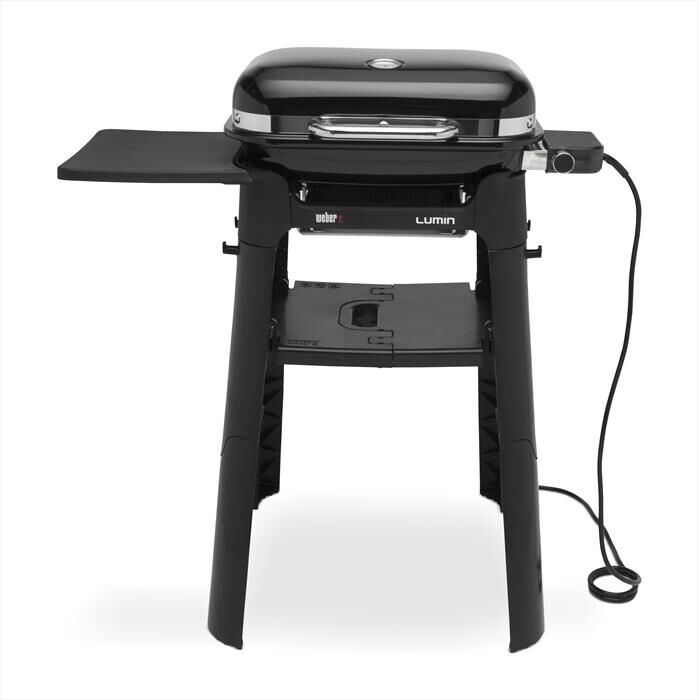 WEBER - LUMIN COMPACT CON STAND BARBECUE ELETTRICO-nero