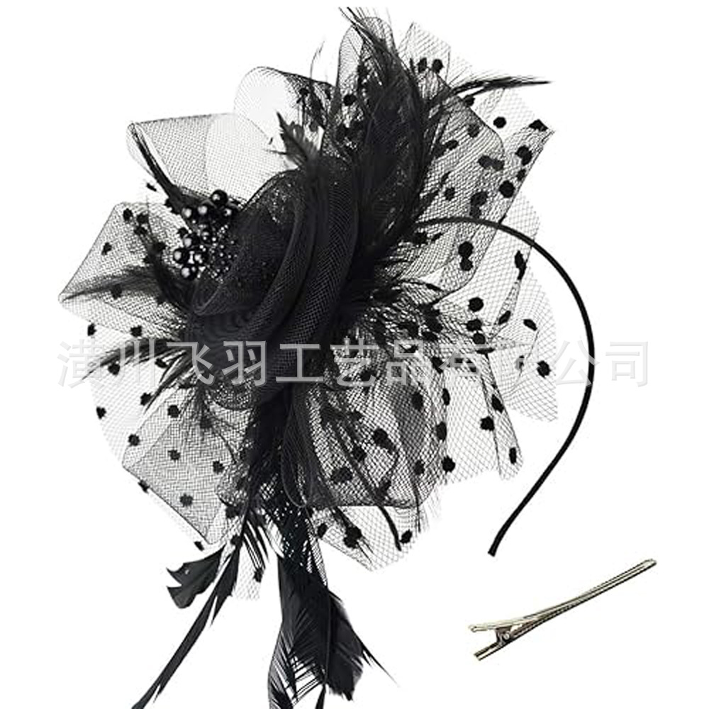 Feather hairband headdress