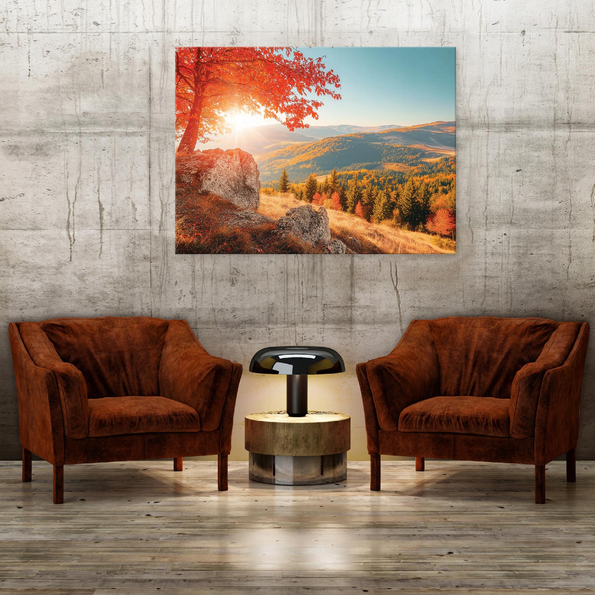 Painting for the bedroom, living room, or kitchen; landscape and mountain scenes on canvas; wall art; 40x30