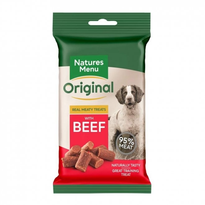 NaturesMenu Dog Real Meaty Treats Storfe 60 g