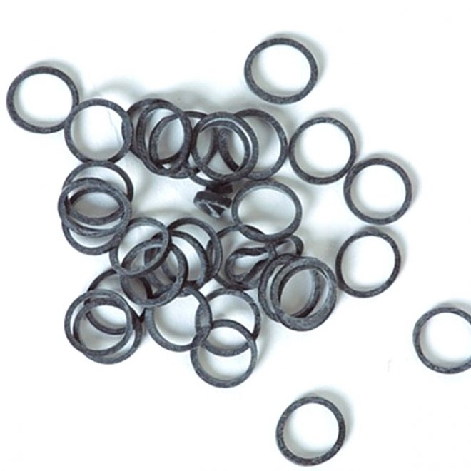 Spratts Gummistrikk Sort, 100 stk